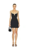 Paris Georgia Marlo Mini Dress In Black
