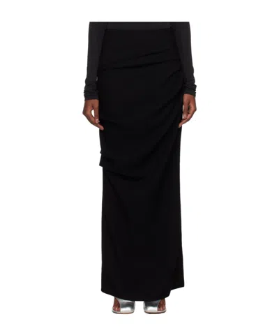 Paris Georgia Maxi Skirt In Black