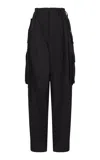Paris Georgia Melissa Low-rise Wide-leg Pants In Black