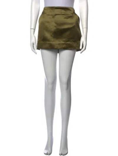 Pre-owned Paris Georgia Mini Skirt In Blue