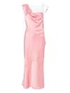 Paris Georgia Minka Cowl-neck Slip Dress In Pink