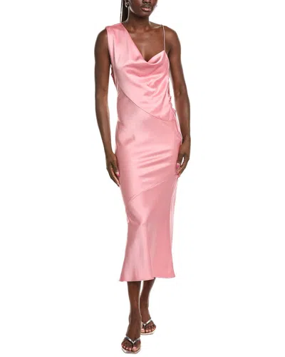 Paris Georgia Minka Midi Slip Dress In Pink