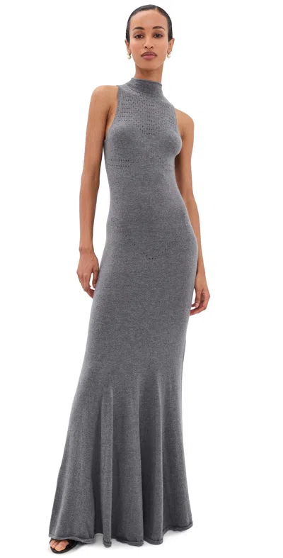 Paris Georgia Mona Dress Melange Grey In Gray
