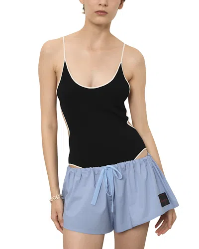 Paris Georgia Nya Bodysuit In Black