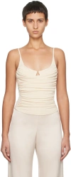 Paris Georgia Off-white Otto Camisole In Cream