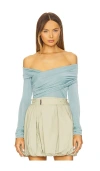 Paris Georgia Otto Bodysuit In Chalk Blue