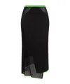 Paris Georgia Patchwork Skirt In Black