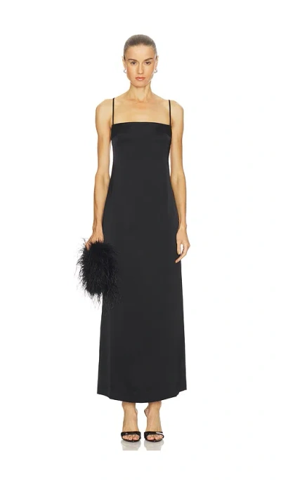 Paris Georgia Phoebe Slip Dress In Black