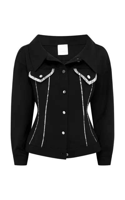 Paris Georgia Python Piped Jacket
