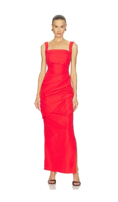Paris Georgia Raf Dress In Red