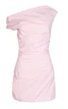 Paris Georgia Remmy Draped Mini Dress In Blush