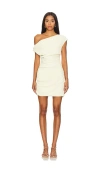 Paris Georgia Ssense Work Capsule – Off-white Remmy Minidress In 버터