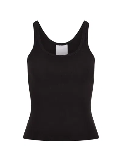Paris Georgia Ribbed Top In Blue