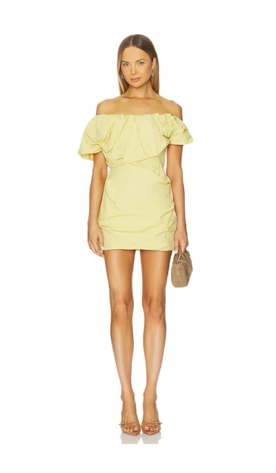 Paris Georgia Rio Mini Dress In Yellow