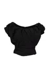 Paris Georgia Rio Off-the-shoulder Top In Black
