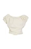 Paris Georgia Rio Ruffled Off-the-shoulder Top