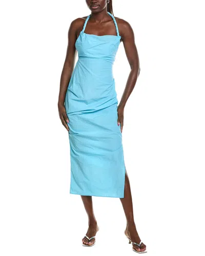 Paris Georgia Romy Midi Dress In Turquoise