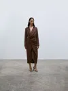 Paris Georgia Simone Wrap-front Midi Dress