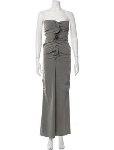 Pre-owned Paris Georgia Skirt Set In Grey