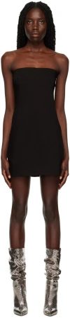 Paris Georgia Ssense Exclusive Black Audrey Minidress In Black