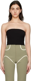 Paris Georgia Ssense Exclusive Black Audrey Tank Top In Black