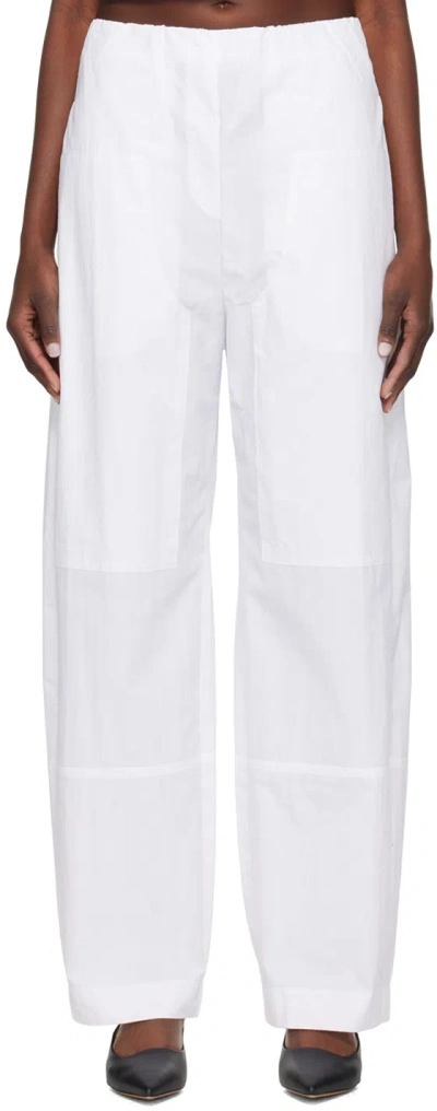 Paris Georgia Ssense Exclusive White Cocoon Trousers