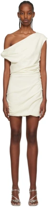 Paris Georgia Ssense Work Capsule – Off-white Remmy Minidress In Ivory