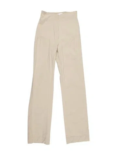 Pre-owned Paris Georgia Straight Leg Pants W/ Tags In Neutral