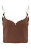 Paris Georgia Sweetheart Neck Singlet