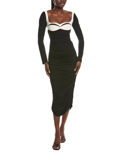 Paris Georgia Talullah Midi Dress In Black