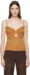 Paris Georgia Tan Val Camisole In Almond