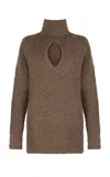 Paris Georgia Teddy Oversized Sweater In Brown