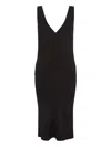 Paris Georgia V-neck Midi Dress In Black