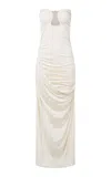 Paris Georgia Val Keyhole Dress In Nude