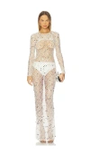 Paris Georgia Vera Dress With Shrug In White