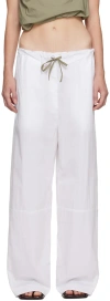 Paris Georgia White Enzo Track Pants In White