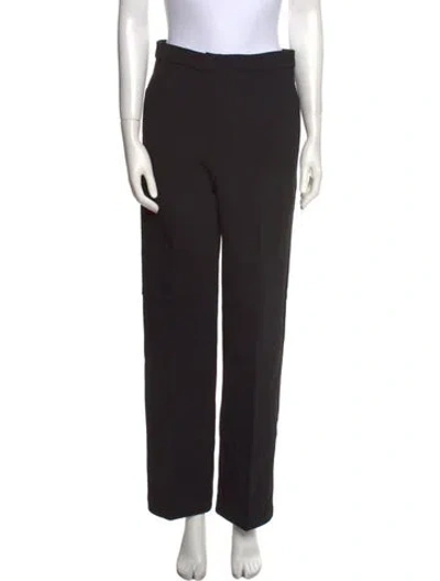 Pre-owned Paris Georgia Wide Leg Pants In Black