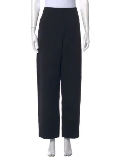 Pre-owned Paris Georgia Wide Leg Pants In Black