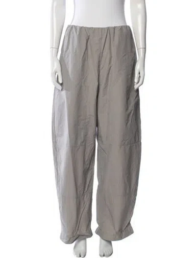 Pre-owned Paris Georgia Wide Leg Pants In Grey
