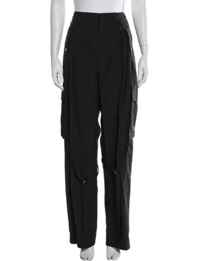 Pre-owned Paris Georgia Wide Leg Pants W/ Tags In Black