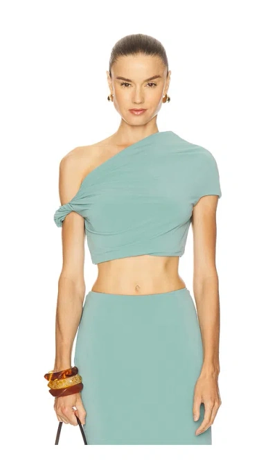 Paris Georgia X Elemental Ida Crop Top In Gray