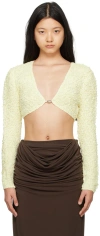 Paris Georgia Yellow Popcorn Long Sleeve T-shirt In Butter