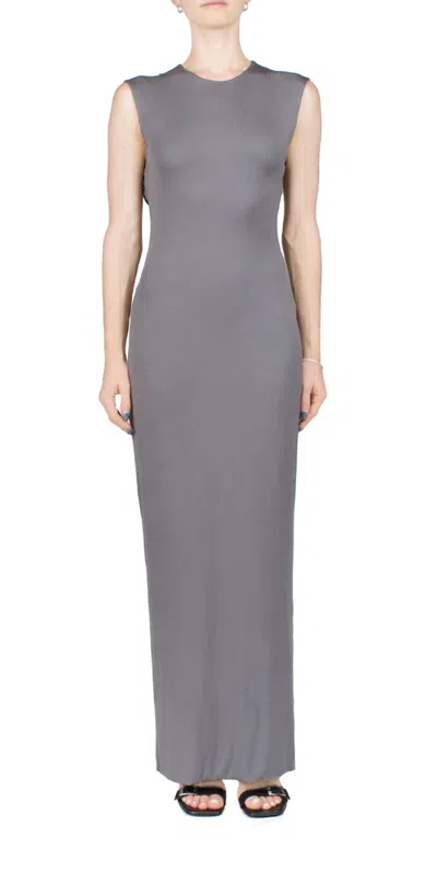 Paris Georgia Youhan Dress In Coal In Grey