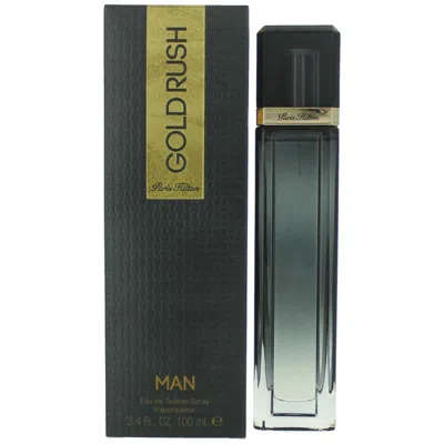 Paris Hilton 2pcs Gold Rush By , 3.4 oz Eau De Parfum Spray For Men In Multi