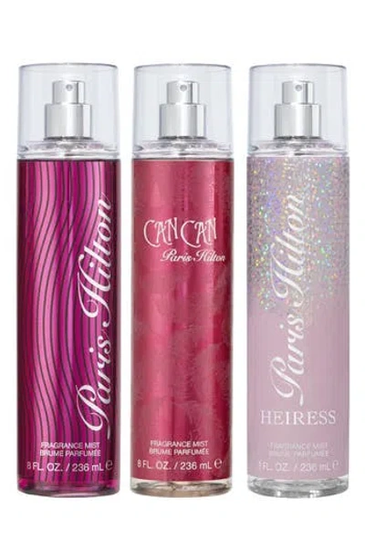Paris Hilton 3-piece Fragrance Mist Set In No Color