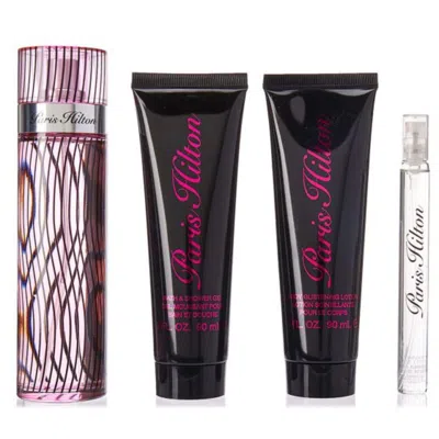Paris Hilton 4 Piece Gift Set 4 Piece Gift Set With 3.4 oz Edp In Multi