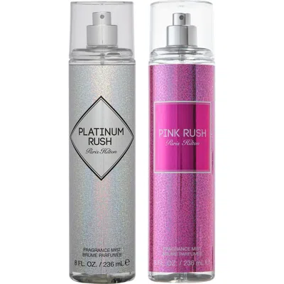 Paris Hilton Body Mist Fragrance Spray In Platinum/pink Rush