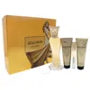 Paris Hilton Gold Rush By  For Women - 4 Pc Gift Set 3.4oz Edp Spray In Yellow/pink/purple/gold Tone