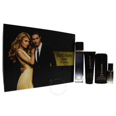 Paris Hilton Men's Gold Rush Gift Set Fragrances 608940574553 In White