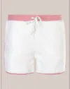 Paris Hilton Shimmer Short In White/pearl Blush In White